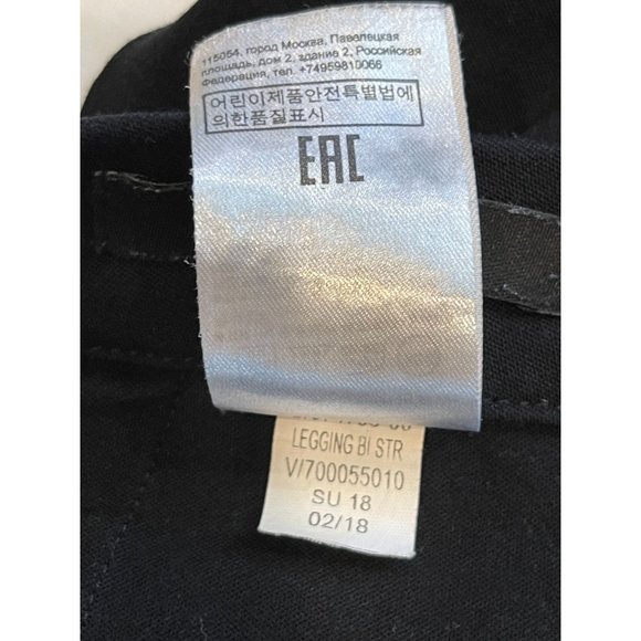 Banana Republic Women Sloan Pants V/700055010 Devon Side Zipper Black Size 6L - Picture 10 of 10